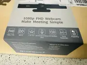 Tenveo 1080P 60FPS Webcam with Microphone and Speaker