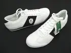 LACOSTE MENS SHOES US 8 SNEAKERS TOURELLE BP SPM WHITE BLACK SILVER