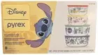 Disney Pyrex Stitch Glass Food Decorated Storage Bowl & Lid Set 8 Pieces