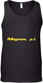 [KeoStore] Cool Magnum P.i Mens Funny Retro 80's Sitcom Magnum P.i. Tank Top