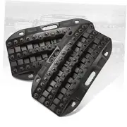 Off Road Traction Boads, 2 Pcs Short Recovery Track Traction Mats for 4WD
