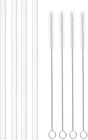 4-Pack Replacement Straws for Hydro Flask Wide Mouth Bottle Hydroflask Straw Lid