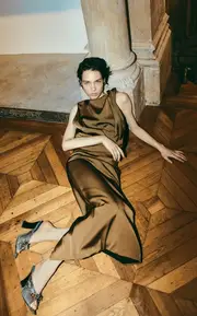 [Lanvin] Draped Midi Dress