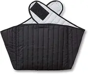 Hotties Soothing Backwrap Microwavable Heat Wrap for Lower Back Pain Relief - Black Quilted