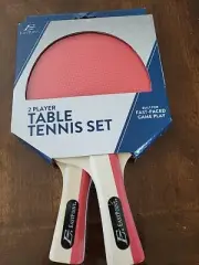 Eastpoint 2 Player Table Tennis Ping Pong Wooden Paddle Set