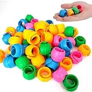60 Pcs The Bobbin Clamps, Thread Spool Huggers Bobbin Holder Clamp, Prevent Thread Tails from Unwinding No Loose Ends for Sewing Machine Bobbins 4 Colors