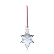 Baccarat 251201 Crystal 2017 Christmas Ornament Noel Clear Snowflake