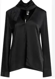 VICTORIA BECKHAM VNeck Fringe Top Size 10 GENUINE RRP £490 #R10