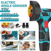 Angle Grinder Tool Cordless Portable Angle Grinder with 2pcs 4500mAh Battery