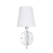 Living District Cason 1 Light Wall Sconce, Chrome - LD6184C