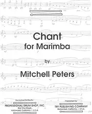 Mitchell Peters : Chant (Marinbassolo) Tri-Publishing