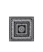 graphic-print scarf One size Black