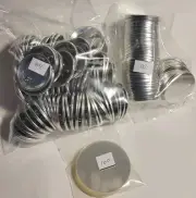 1-3/4" 44mm 100 Sets Pin Badge Button Parts Supplies for Tecre Pro Button Maker