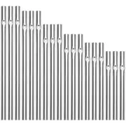 18 Pcs 18PCS Set Wind Chime Supplies Tube DIY Textbook Child Windchime Pipes