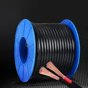 Giantz 6mm Twin Core Wire Electrical Cable Extension Wires Strip Outdoor Extension Lead Waterproof 60m Car 450V 2 Sheath Insulation for Automotive Caravan Lighting Home Power System