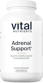 Vital Nutrients - Adrenal Support - Suitable for Men and Women - Supports Adrenal Gland Function, Supports Mild Stress, and Supports a Healthy Immune System - 240 Capsules