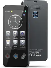 Instant Translator No WiFi Needed 139+ Languages -Black
