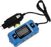 MUCKLILY Current Detector Fuse Amp Meter Digital Car Fuse Tester Electrical Tester Amp Fuse Mini Tester Auto Fuse Tester Digital Amp Fuse Tester Digital Meter Automotive Fuse Amp Meter Abs
