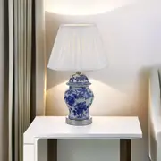 Ling Table Lamp Modern in Blue and White