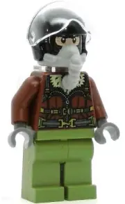 LEGO Super Heroes Minifigure Vulture - Bomber Jacket, Oxygen Mask (Genuine)