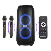 SingMasters PartyBox P80 Portable Bluetooth Party,Karaoke Machine Speaker,2 Mics