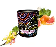 Bubbly Hills - Rhubarb and Vanilla Scented Soy Paraffin Candle 40hr Burn