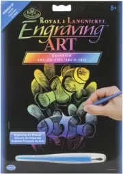 Rainbow Foil Engraving Art Kit 8"X10"-Clownfish