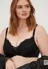 NWT Torrid Size 40D PLUNGE PUSH-UP SHINE AND LACE 360° BACK SMOOTHING™ BRA