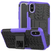 MCC Heavy Duty iPhone Xs Max Shockproof Case Cover Tough Skin for Apple [Purple]