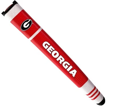 NEW Team Golf Georgia Red/White Jumbo Putter Grip w/Ball Marker