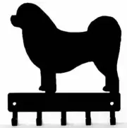 Tibetan Spaniel Dog Key Rack/ Leash Hanger Made in USA