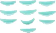 DRESSOOS Eyelash Silicone Pad Set of 10 Professional Eyelash Grafting Gasket Easy to Clean Keep Lashes Tidy