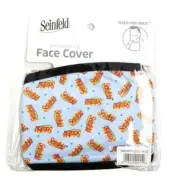 SEINFELD - FACE COVERING/MASK - WASHABLE/REUSABLE - BRAND NEW