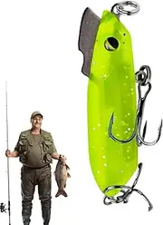 Slow Sinking Fishing Bait - Reusable Slow Sinking Minnow Lures | Portable Bass Shaker Bait, Angling Tackle Kits for All Water Layers