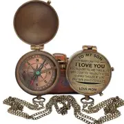 Compass with Case/Gift for Son/to My Son Gifts/Mom to Son Gift Son from Mom