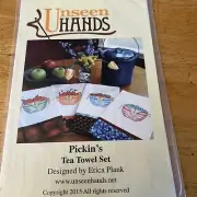 Unseen Hands Pickin’s Tea Towel Set Patterns
