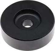 eMagTech 45 RPM Adapter Insert for 7 Inch Vinyl Record Player Turntables Adapter Replacement Dome Adapter Easy Install Turntables Accessories Aluminum Black