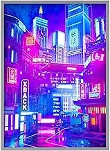 Wall Art Light Paintings | Painting City Landscape | Light Up Painting, A Perfect Addition to Your Home, Illuminated Cityscape Art Creates a Peaceful Atmosphere and Enhances Your D?cor