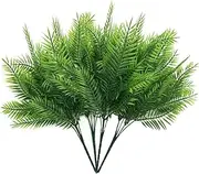 CATTREE Artificial Shrubs, Plastic Plants Bamboo Grass Fake Green Bushes Greenery Décor for Wedding Indoor Outdoor Home Garden Verandah Office Table Centerpieces Arrangements Decoration 4 Pcs