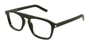 Saint Laurent SL 157 011 Men's Glasses Green Size 52 - Private Health Rebate - Blue Light Block Available