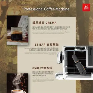 Mdovia V2 Plus 可記憶濃度 全自動義式咖啡機 摩卡壺2入 現貨 廠商直送