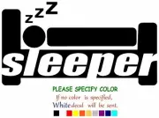 SLEEPER Vinyl Decal Sticker Car Window Bumper Wall Laptop 7"