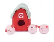 ZippyPaws ZIPPY BURROW! Pigs in a Barn!! NWT!!