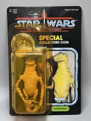 Vintage Star Wars Amanaman Special 1984 Kenner Action Figure - Yellow Plastic
