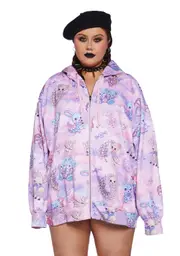 [Trickz N' Treatz] Plus Demented Sweetness Zip-Up Hoodie