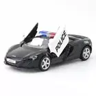 1:36 McLaren 650S Police Car Model Diecast Toy Cars Metal Vehicle Pull Back Gift