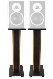 (2) Rockville 28" 2-Tone Studio Monitor Speaker Stands For Dynaudio BM5 MKIII