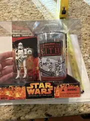 Star Wars Revenge of the Sith Clone Trooper Action Figure & Cup New in Package