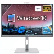 Computer All IN One 24 " Core I7 RAM 8gb SSD 240gb FHD Touch PC Windows 10 Pro _