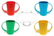 Two Handled Graduated Beaker - 200ml Adult Feeder Cup - Adult Drinking Aid